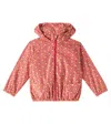 Bonpoint Eglantine Liberty Printed Hooded Jacket In Imp Pavot