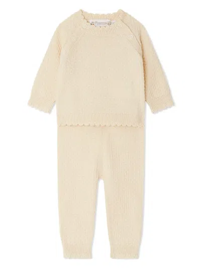 Bonpoint Babies' Eino Cotton-cashmere Set In Neutrals