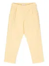 Bonpoint Elastic-waist Chino Trousers In Yellow