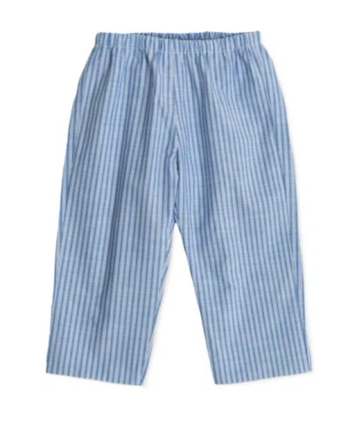 Bonpoint Elastic Waist Pants In Blue