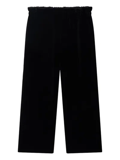 BONPOINT ELASTIC-WAIST VELVET TROUSERS