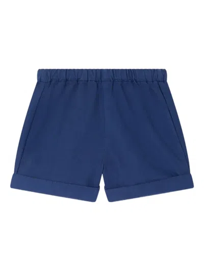 Bonpoint Babies' Elastica-waistband Shorts In Blue