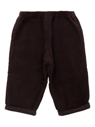 Bonpoint Babies' Elasticated Corduroy Pants In Brown