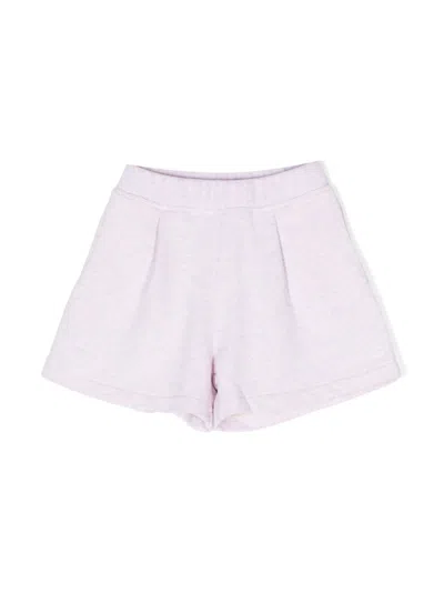 Bonpoint Kids' Elasticated Flared Shorts In Pink