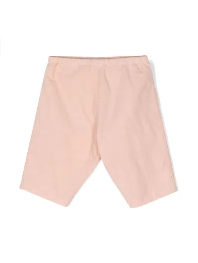 Bonpoint Babies' Elasticated-waist Corduroy Trousers In Pink