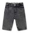 Bonpoint Jeans With Belt Loops In Black