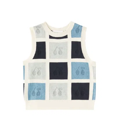 Bonpoint Kids' Elda Vest In Blue