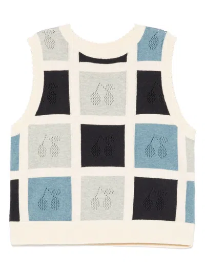 Bonpoint Kids' Elda Vest In Blue