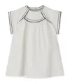 Bonpoint Eldorada Dress In Embroidered Poplin In White