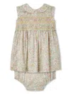 Bonpoint Eleanore Dress Set In Green