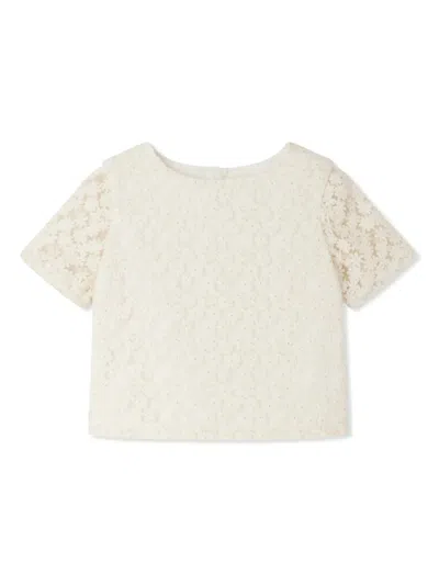 Bonpoint Kids' Electra Blouse In White