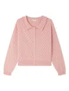 Bonpoint Elietta Cardigan In Pink