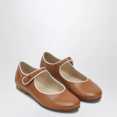 Bonpoint Ella Caramel Coloured Mary Jane