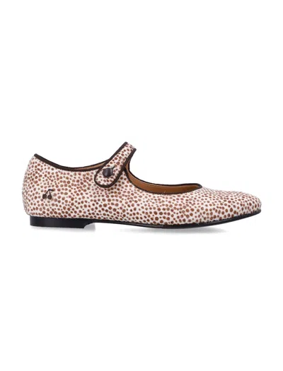 BONPOINT ELLA LEOPARD PRINT LEATHER MARY JANES BONPOINT FOR GIRL