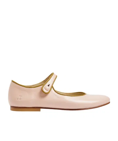 Bonpoint Kids' Ella Mary Janes In Powder Pink Leather