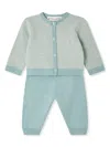 Bonpoint Elmir Babygrow Set In Blue