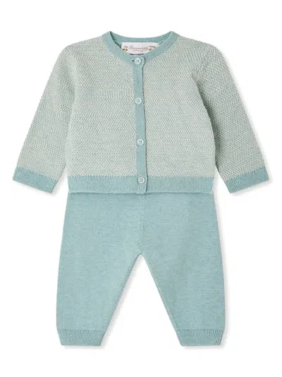 Bonpoint Elmir Babygrow Set In Blue