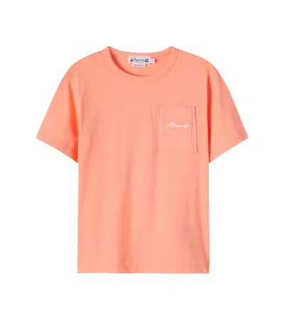 Bonpoint Kids' Elrador Cotton Jersey T-shirt In Orange