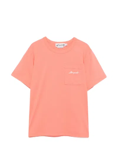 Bonpoint Kids' Elrador Logo-embroidered T-shirt In Pink