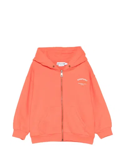 Bonpoint Kids' Elroy Hoodie In Orange