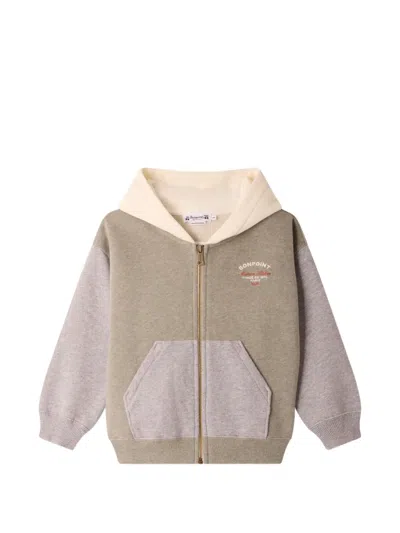 Bonpoint Kids' Elroy Zip-up Hoodie In Multi