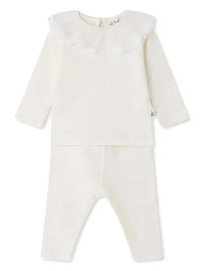 Bonpoint Babies' Elsia Trouser Set In White