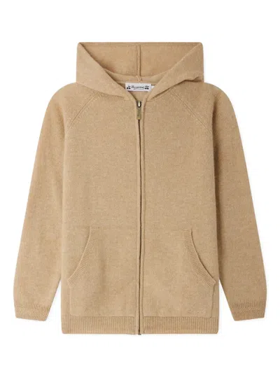 Bonpoint Kids' Elyan Hoodie In Brown