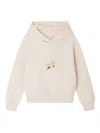 Bonpoint Embroidered-bow Hoodie In Neutral