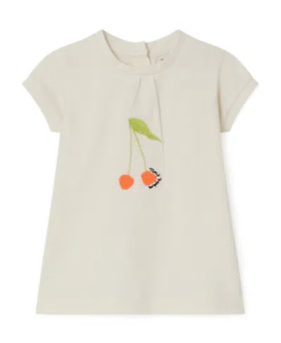 Bonpoint Embroidered-design T-shirt In White