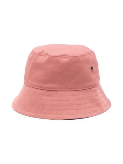 Bonpoint Kids' Embroidered-logo Bucket Hat In Pink
