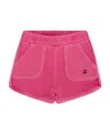 Bonpoint Arial Embroidered-logo Shorts In Pink