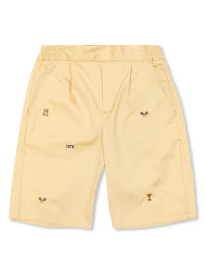 Bonpoint Kids' Embroidered Motifs Shorts In Neutrals