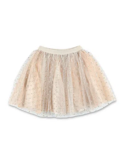 Bonpoint Kids' Embroidered Tulle Skirt  In Animal Print