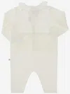 Bonpoint Embroidered-collar Cotton Romper In White