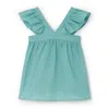 BONPOINT BONPOINT EMERAUDE RUFFLE-TRIM SMOCK TOP