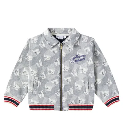 Bonpoint Kids' Emeric Cotton-blend Jacket In Multicoloured