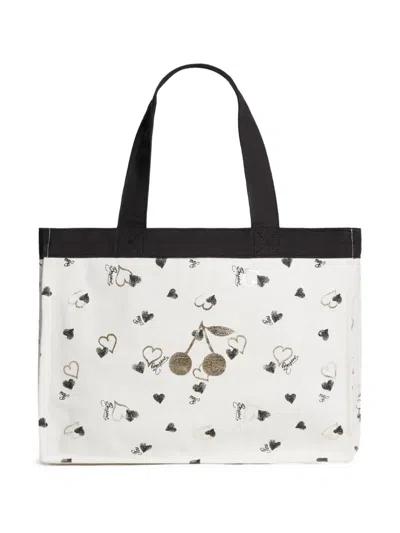 Bonpoint Kids' Emika Tote Bag In White