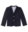 Bonpoint Emiliano Wool Blazer In Marine