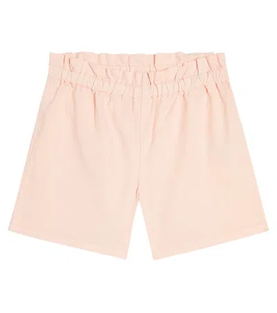 Bonpoint Kids' Emily Denim Shorts In Pink