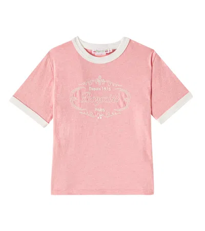 Bonpoint Kids' Emma Printed Cotton Jersey T-shirt In Pink
