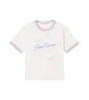 Bonpoint Emma Printed Cotton Jersey T-shirt In White