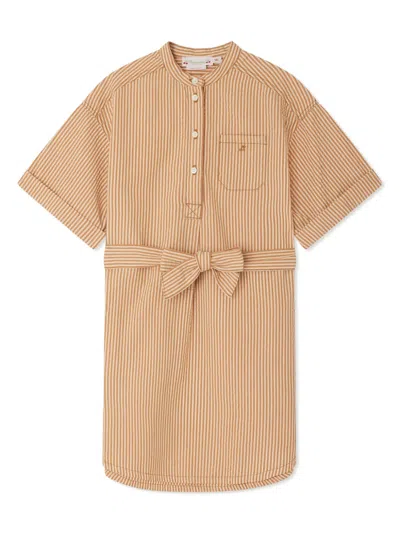 Bonpoint Kids' Emmanuelle Dress In 褐色