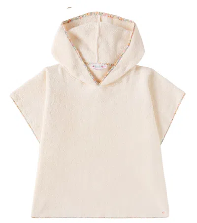 Bonpoint Kids' Poncho Eneri Aus Frottee In Orange