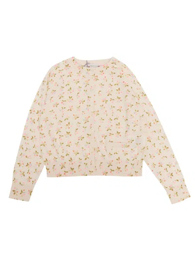 Bonpoint Kids' Enoha Cardigan In Pink
