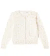 Bonpoint Enoha Printed Cotton And Cashmere Cardigan In Multicoloured