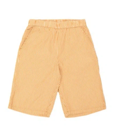 Bonpoint Kids' Erno Striped Shorts In Nude