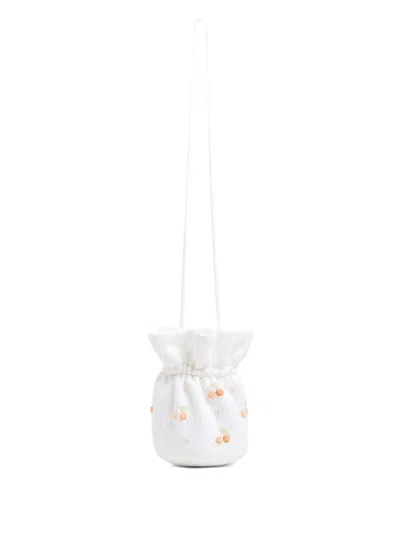 Bonpoint Kids' Eslem Shoulder Bag In White