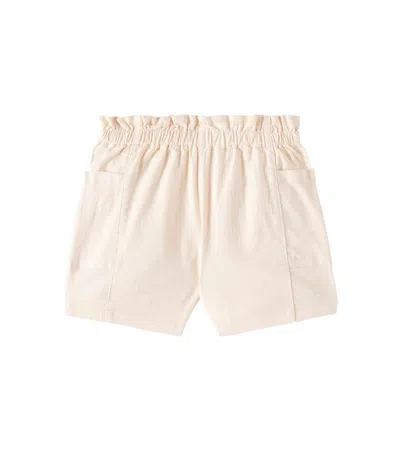 Bonpoint Kids' Evera Cotton-blend Shorts In Pink