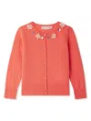 Bonpoint Evora Cardigan In Orange