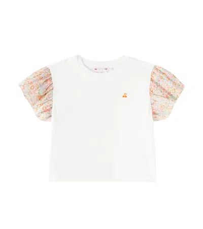 Bonpoint Kids' Ezell Printed Cotton Jersey T-shirt In White